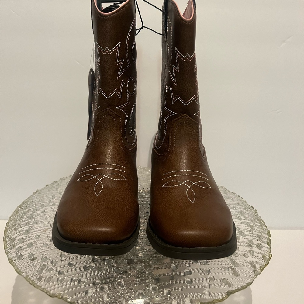 Wonder Nation Brown Kids Boots